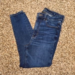American Eagle Next Level Stretch Highest Rise Jegging Crop Size 6 Short